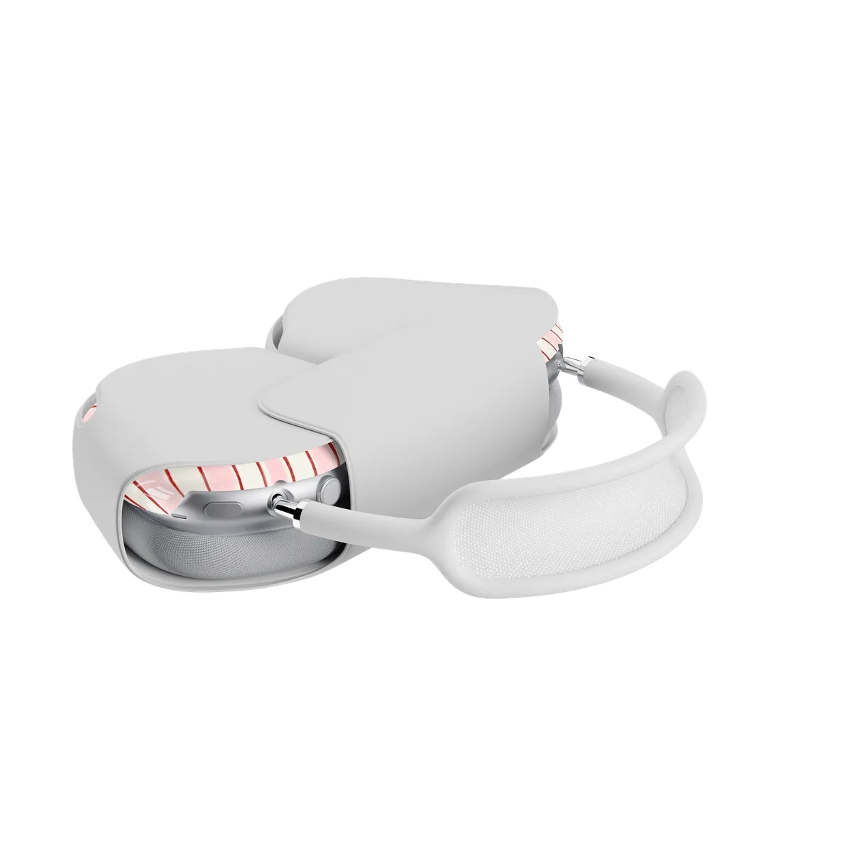 Pretty in Pastel | Blush Stripes AirPods Max Case