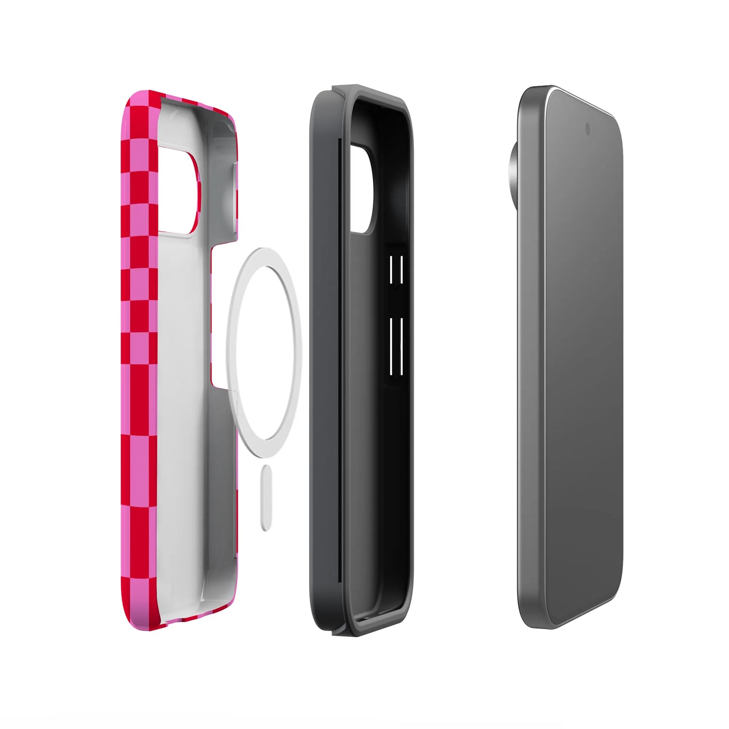 Vibe Check | Pink Checkerboard Case