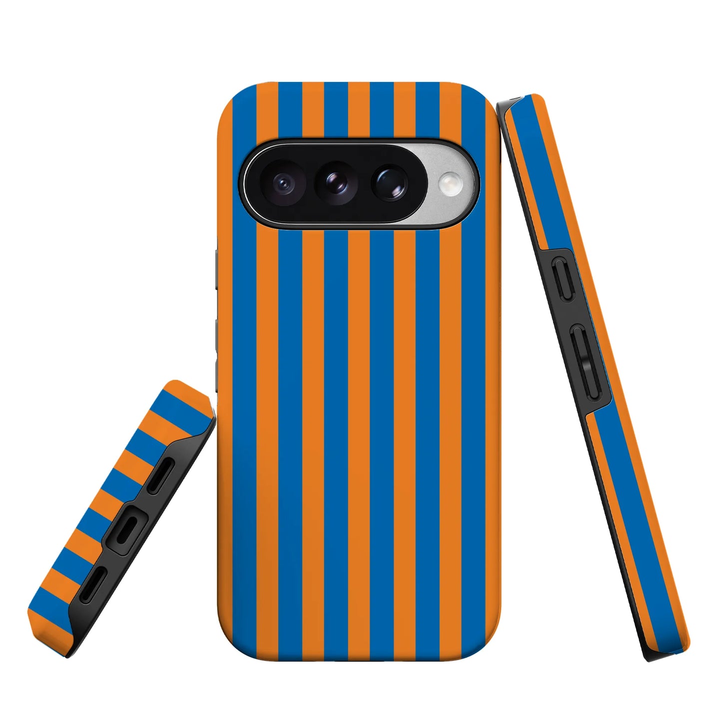 Go New York | Blue & Orange Stripes Case