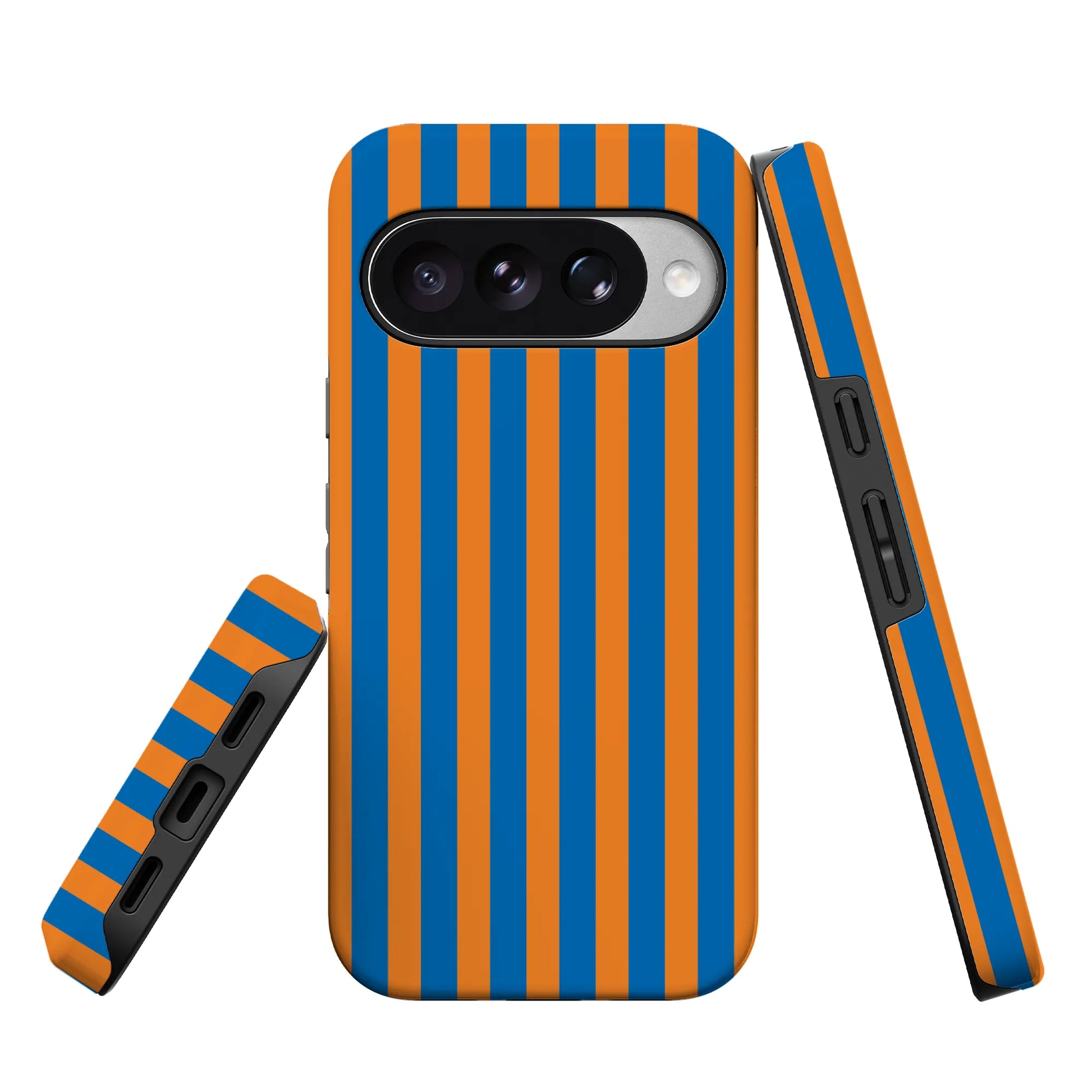 Go New York | Blue & Orange Stripes Case