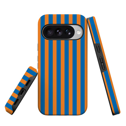 Go New York | Blue & Orange Stripes Case