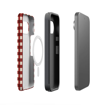 Checked Twice | Red Plaid Case