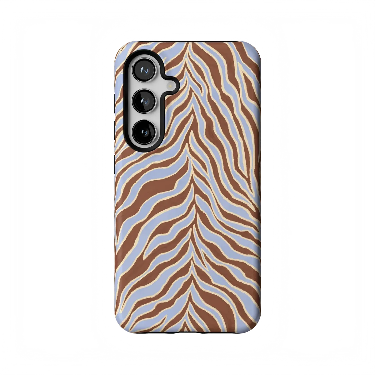 Untamed | Brown & Blue Zebra Case - Galaxy S24