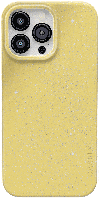 Early Riser | Yellow Pastel Shimmer Case iPhone Case get.casely Classic + MagSafe® iPhone 14 Pro Max