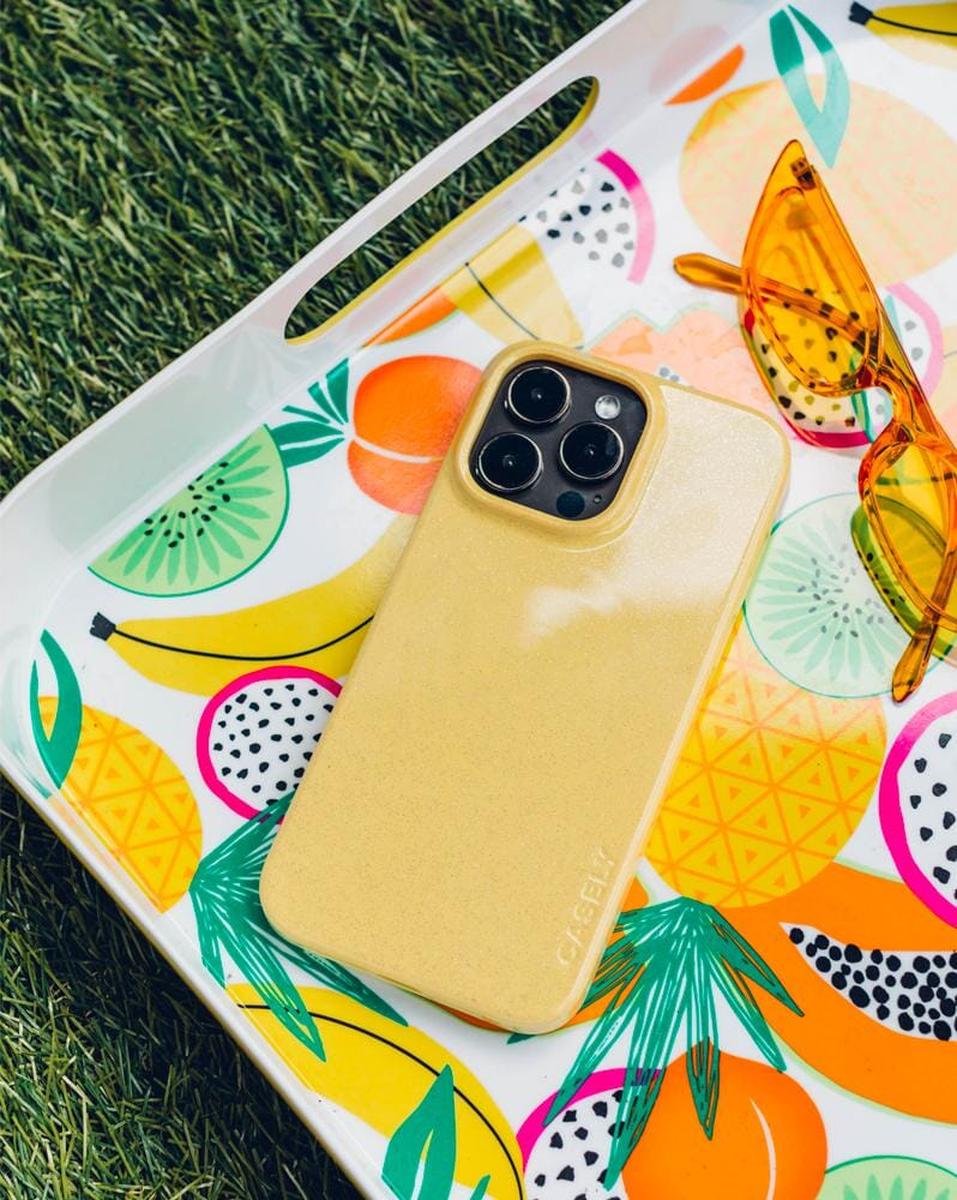 Early Riser | Yellow Pastel Shimmer Case iPhone Case get.casely