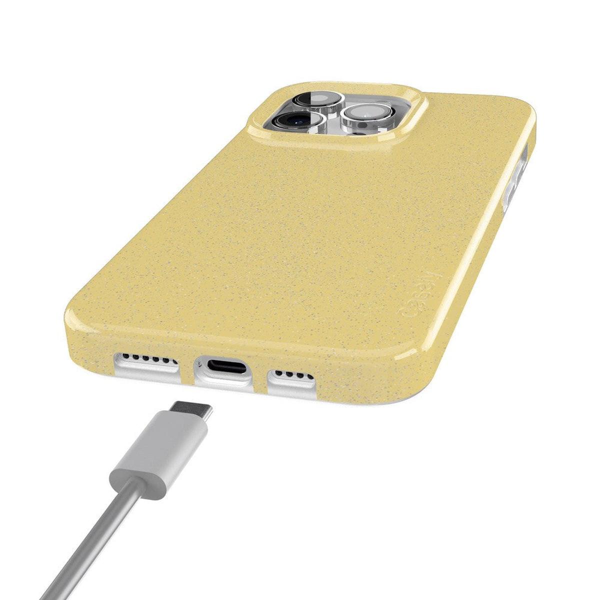 Early Riser | Yellow Pastel Shimmer Case iPhone Case get.casely