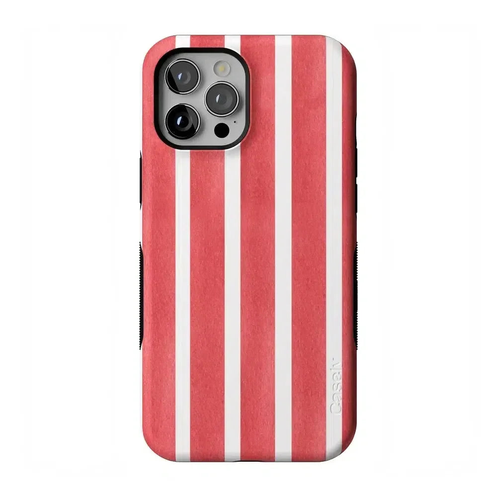 East Coast Summer | Red Stripes Case Phone Case Casetry Bold Flex + MagSafe® iPhone 12 Pro Max