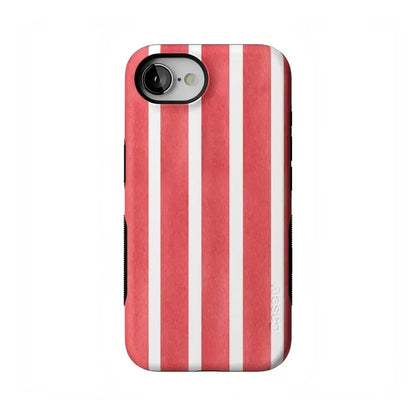 East Coast Summer | Red Stripes Case Phone Case Casetry Bold Flex + MagSafe® iPhone 16e