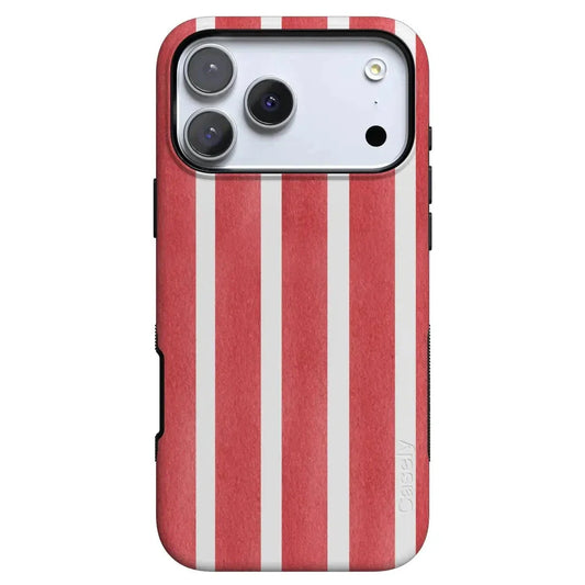 East Coast Summer | Red Stripes Case Phone Case Casetry Bold Flex + MagSafe® iPhone 17 Pro Max
