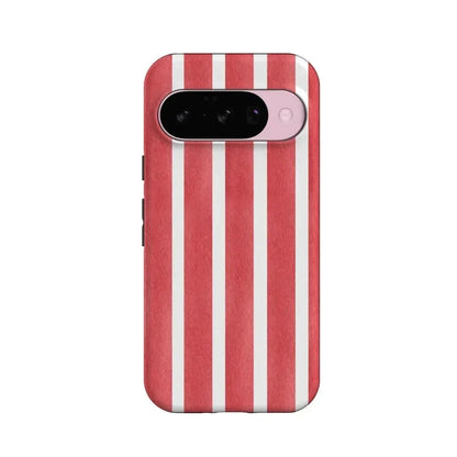 East Coast Summer | Red Stripes Case Phone Case Casetry Essential + MagSafe® Google Pixel 10