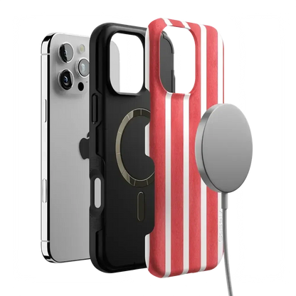 East Coast Summer | Red Stripes Case Phone Case Casetry