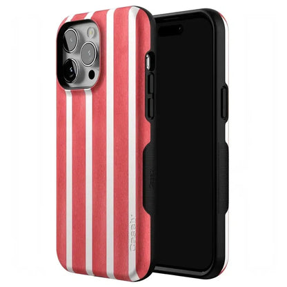 East Coast Summer | Red Stripes Case Phone Case Casetry