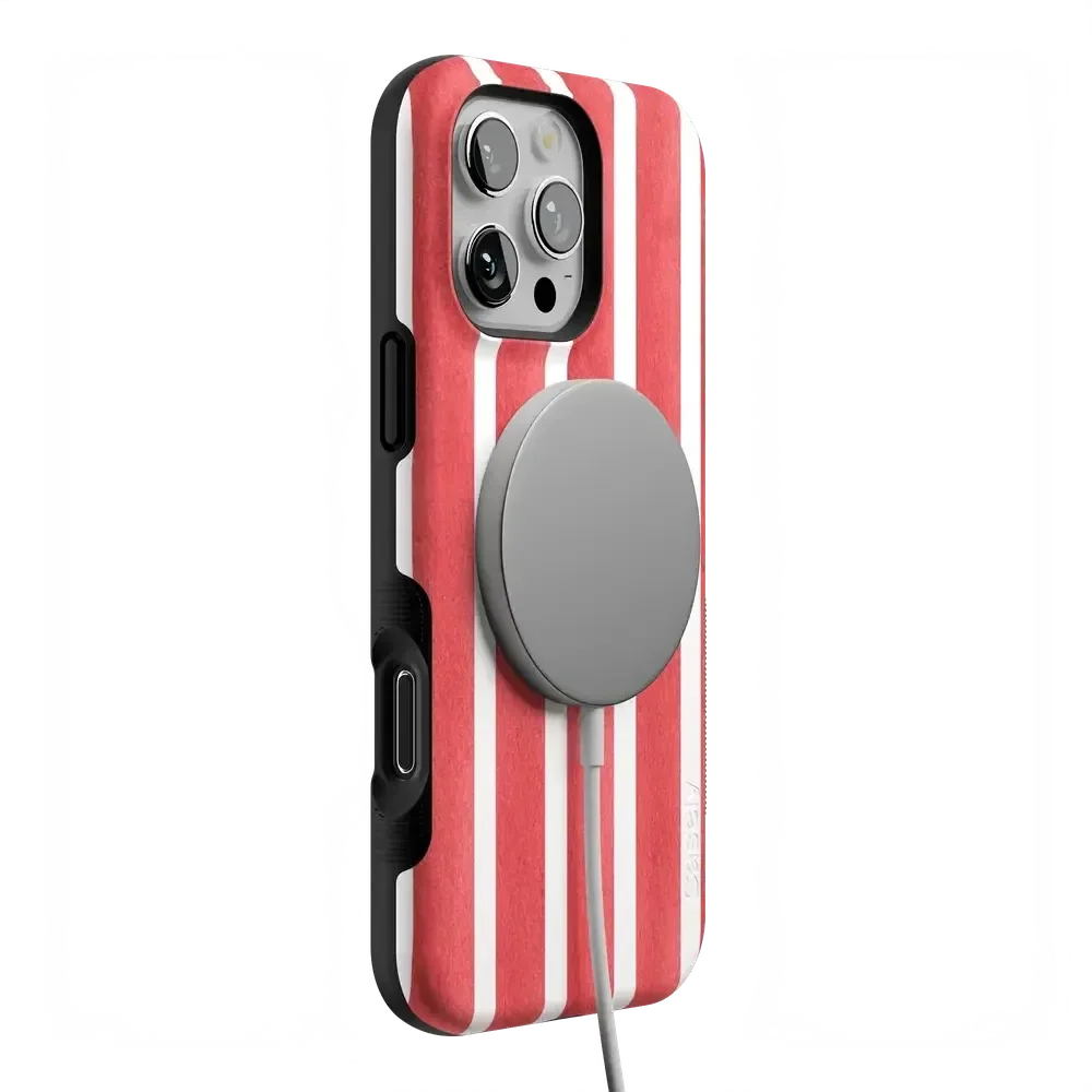 East Coast Summer | Red Stripes Case Phone Case Casetry