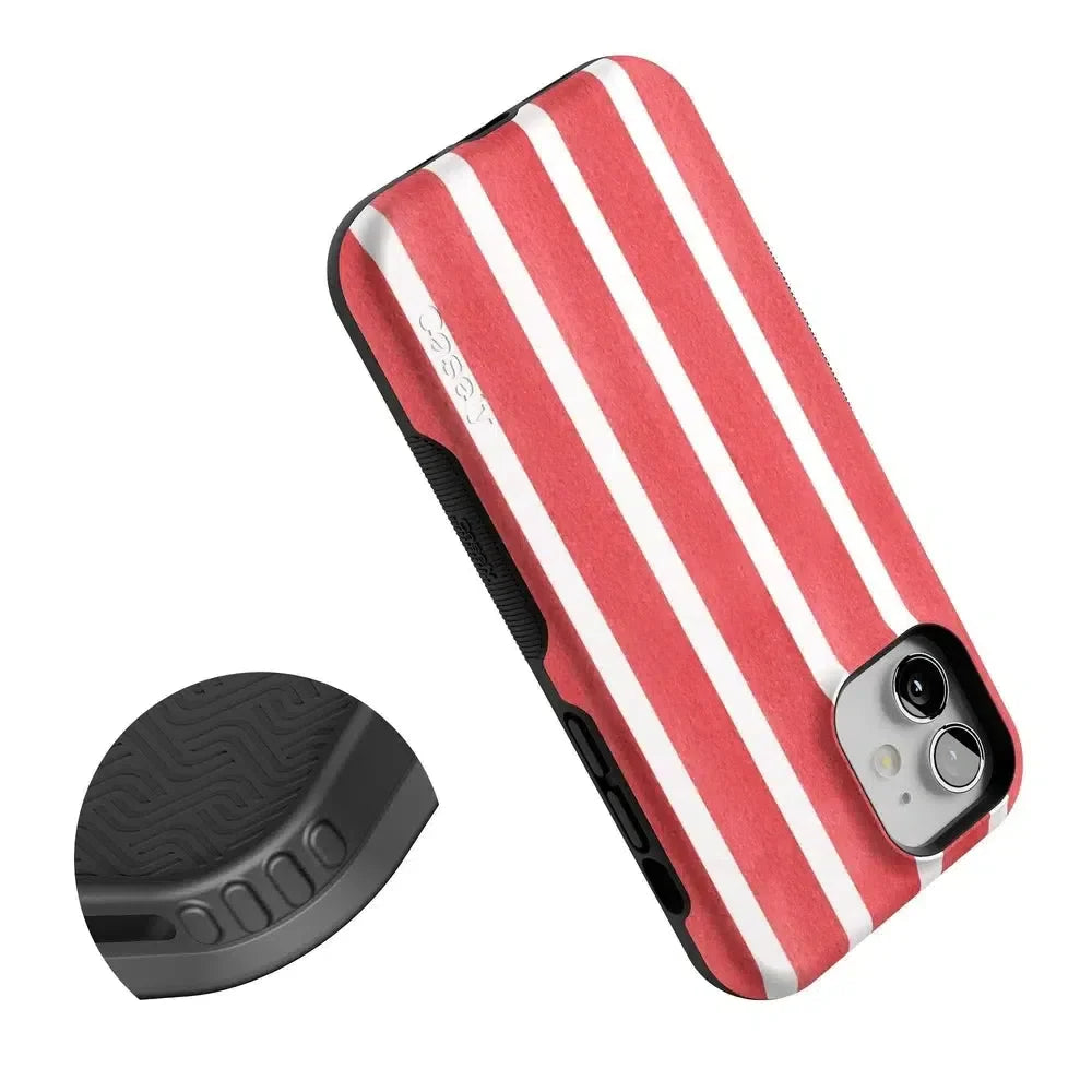 East Coast Summer | Red Stripes Case Phone Case Casetry