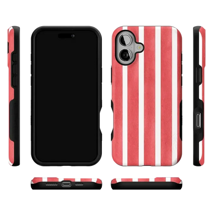 East Coast Summer | Red Stripes Case Phone Case Casetry