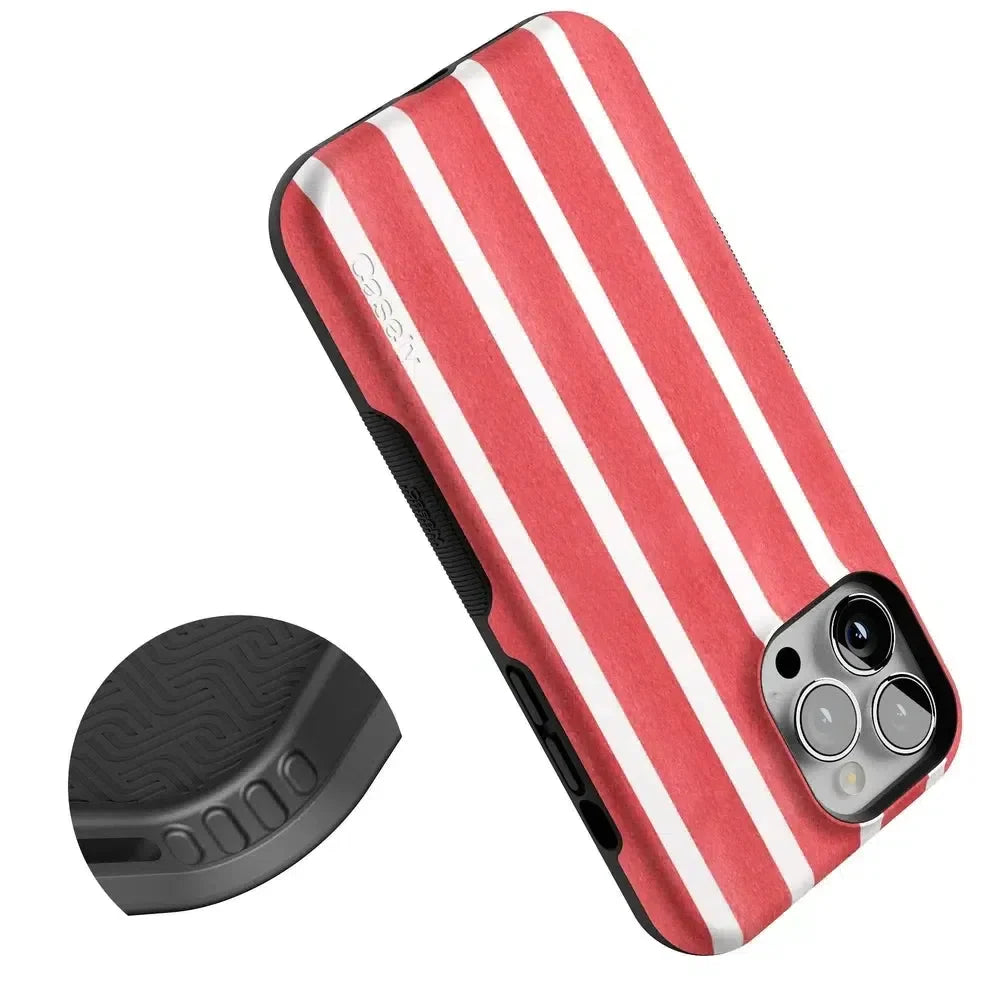 East Coast Summer | Red Stripes Case Phone Case Casetry