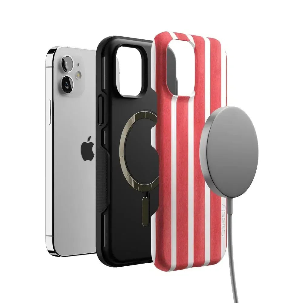 East Coast Summer | Red Stripes Case Phone Case Casetry