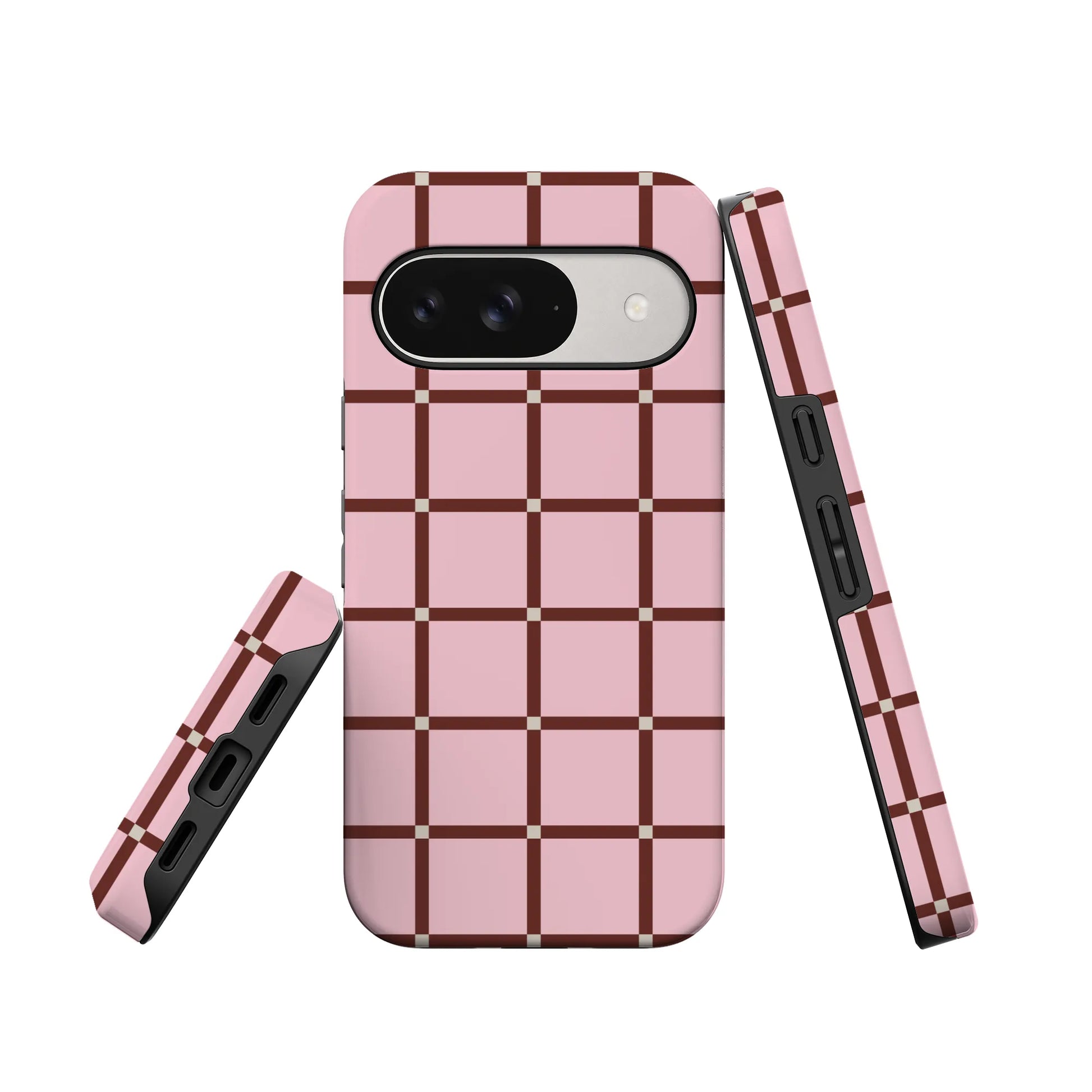 Uptown Gridlock | Pink Checkerboard Case