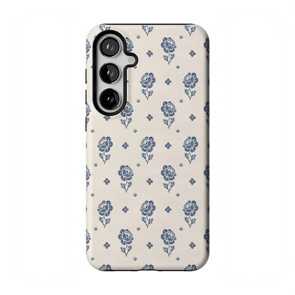 Seaside Stitch | Vintage Roses Case - Galaxy S24 Plus