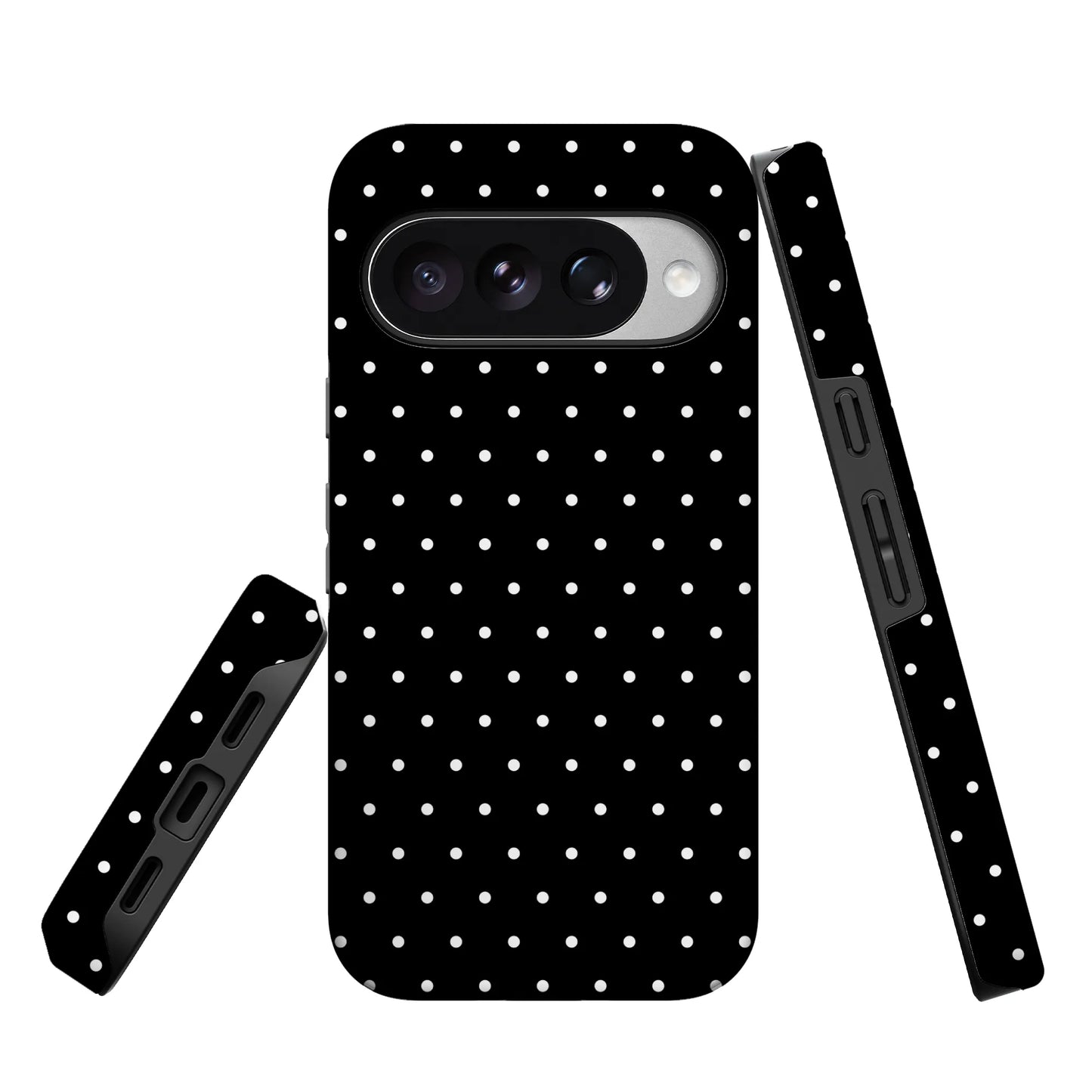 On the Dot | White Polka Dot Case