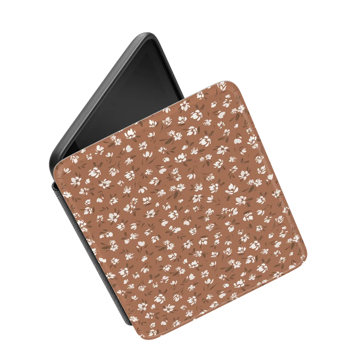 Mocha Meadow | Tiny Flowers Kindle Case