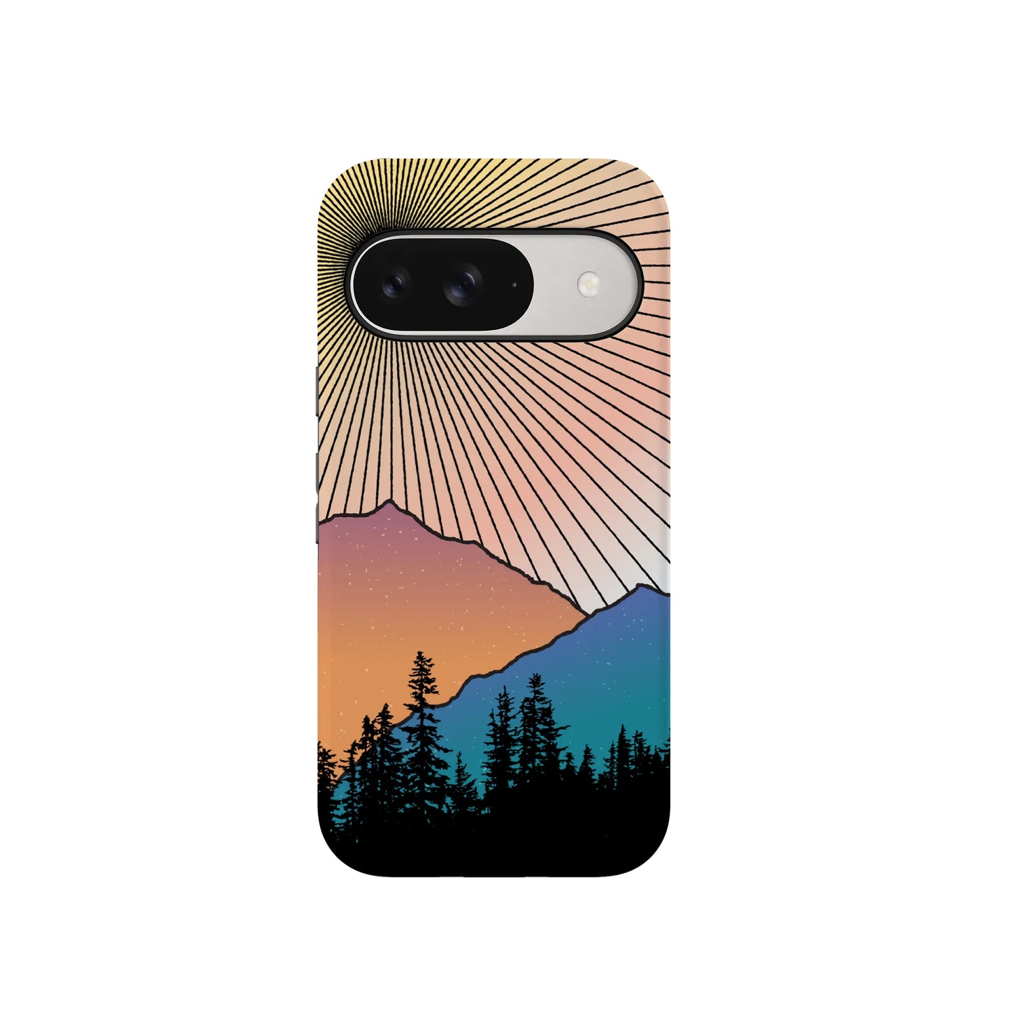 Golden Hour | Mountain Sunset Google Pixel Case