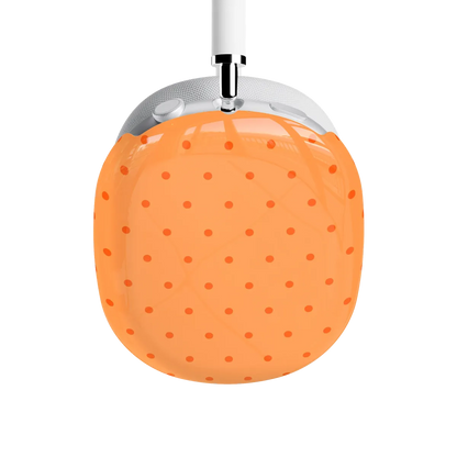 On the Dot | Orange Polka Dot AirPods Max Case