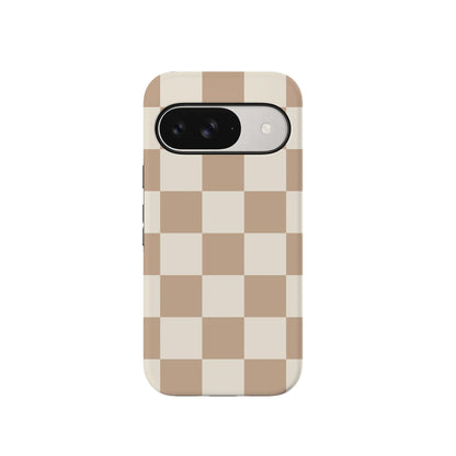 Fit Check | Neutral Checkerboard Google Pixel Case