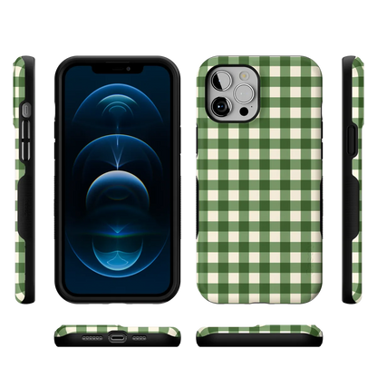 Checked Twice | Green Plaid Case