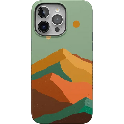 Endless Peaks | Colorblock Mountain Case iPhone Case get.casely Bold + MagSafe® iPhone 15 Pro Max
