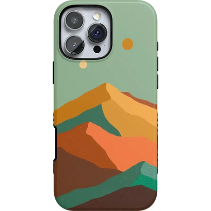 Endless Peaks | Colorblock Mountain Case iPhone Case get.casely Bold + MagSafe® iPhone 16 Pro Max