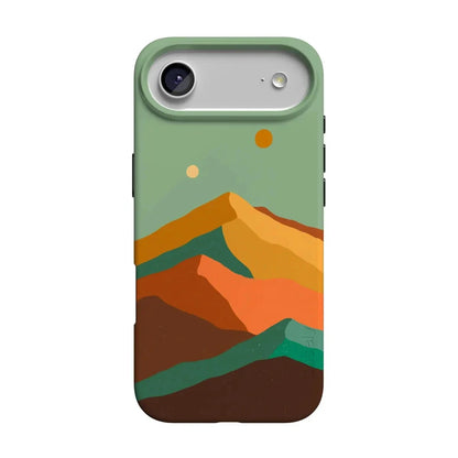 Endless Peaks | Colorblock Mountain Case iPhone Case get.casely Classic + MagSafe® iPhone 17 Air