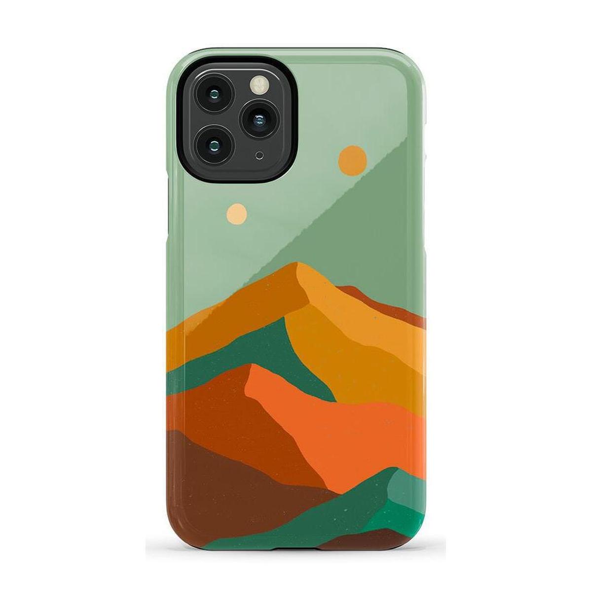 Endless Peaks | Colorblock Mountain Case iPhone Case get.casely Essential iPhone 11 Pro