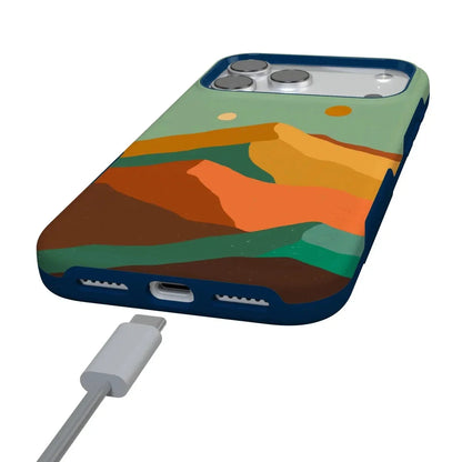 Endless Peaks | Colorblock Mountain Case iPhone Case get.casely