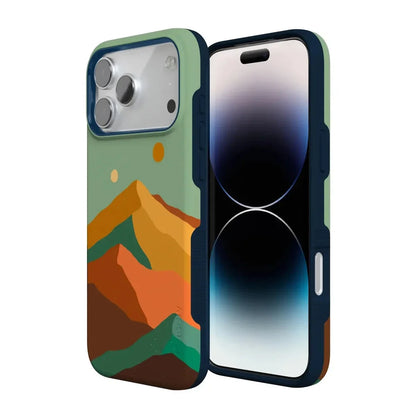 Endless Peaks | Colorblock Mountain Case iPhone Case get.casely