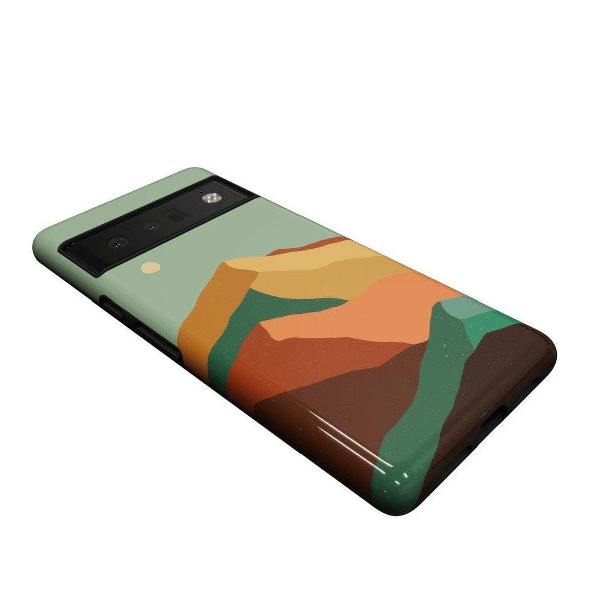 Endless Peaks | Colorblock Mountain Google Pixel Case Google Pixel Case Casetry