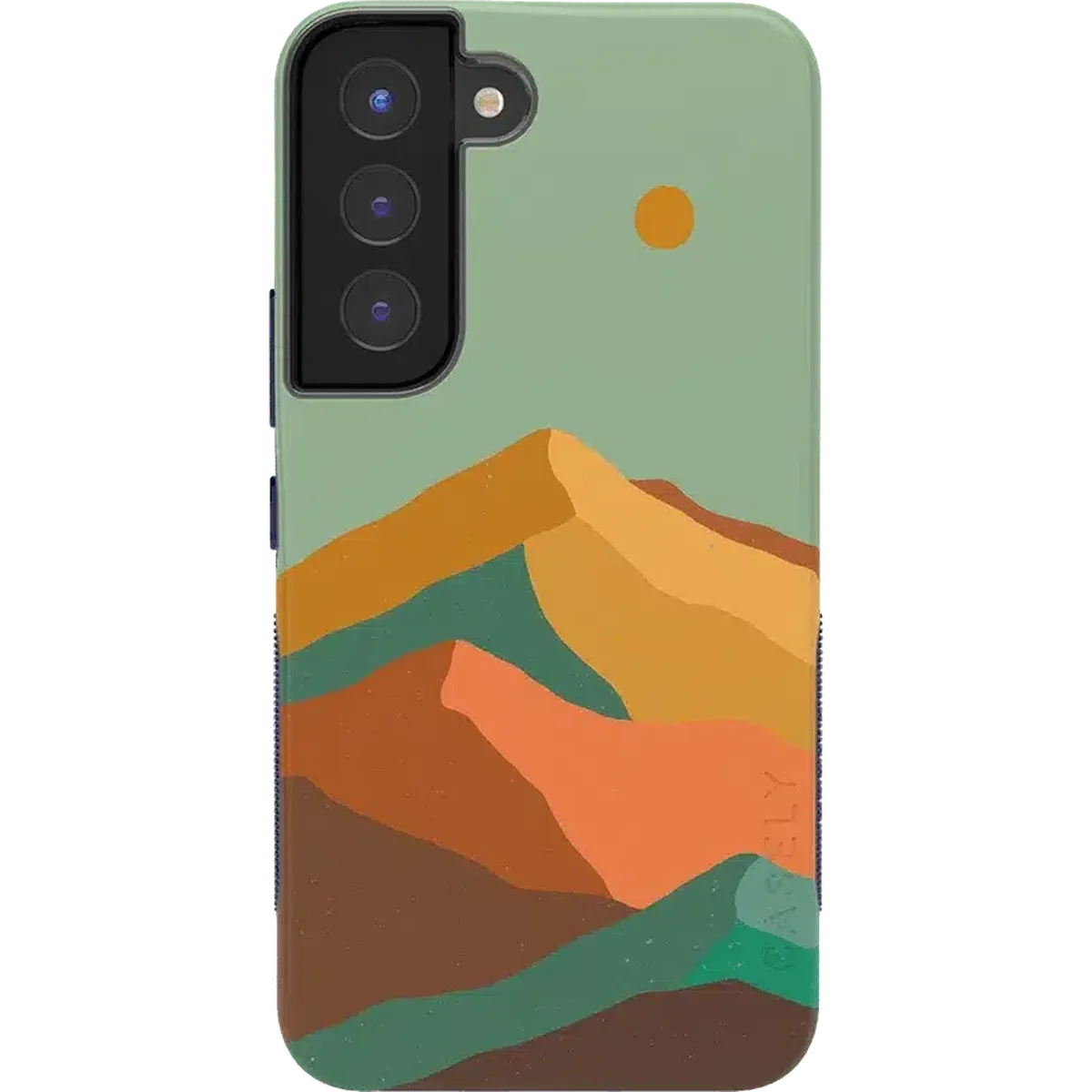 Endless Peaks | Colorblock Mountain Samsung Case Samsung Case get.casely Bold Galaxy S22