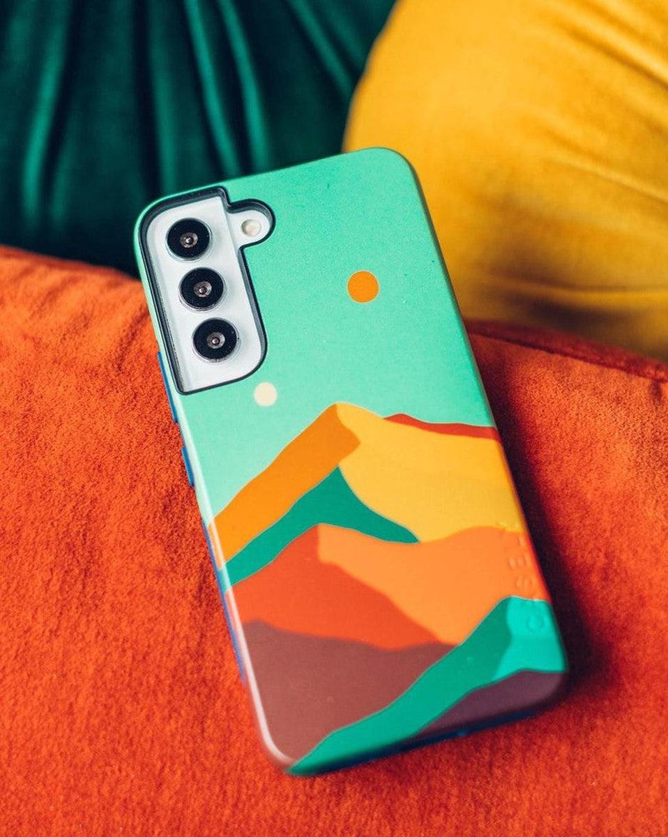 Endless Peaks | Colorblock Mountain Samsung Case Samsung Case get.casely
