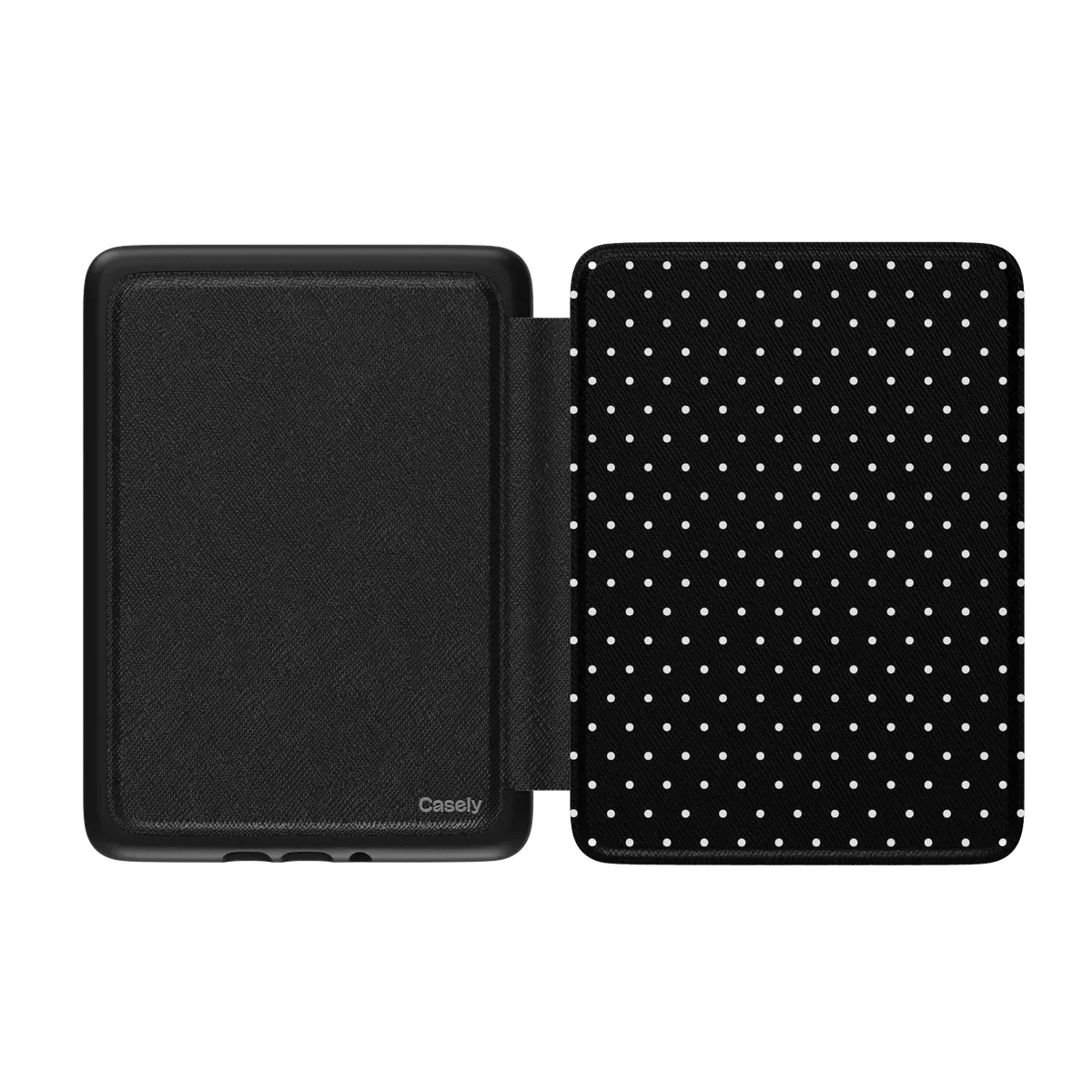 On the Dot | White Polka Dot Kindle Case