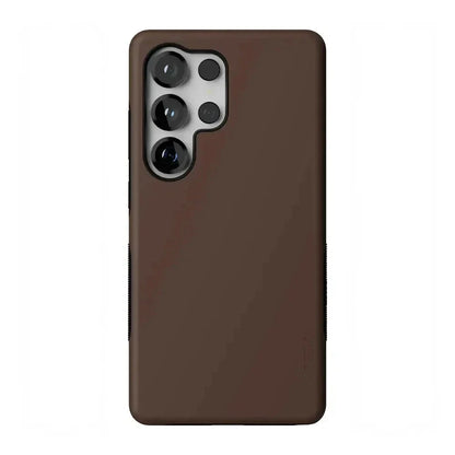 Espresso Brown | The Boyfriend Collection Phone Case get.casely Bold Flex + MagSafe® Galaxy S25 Ultra