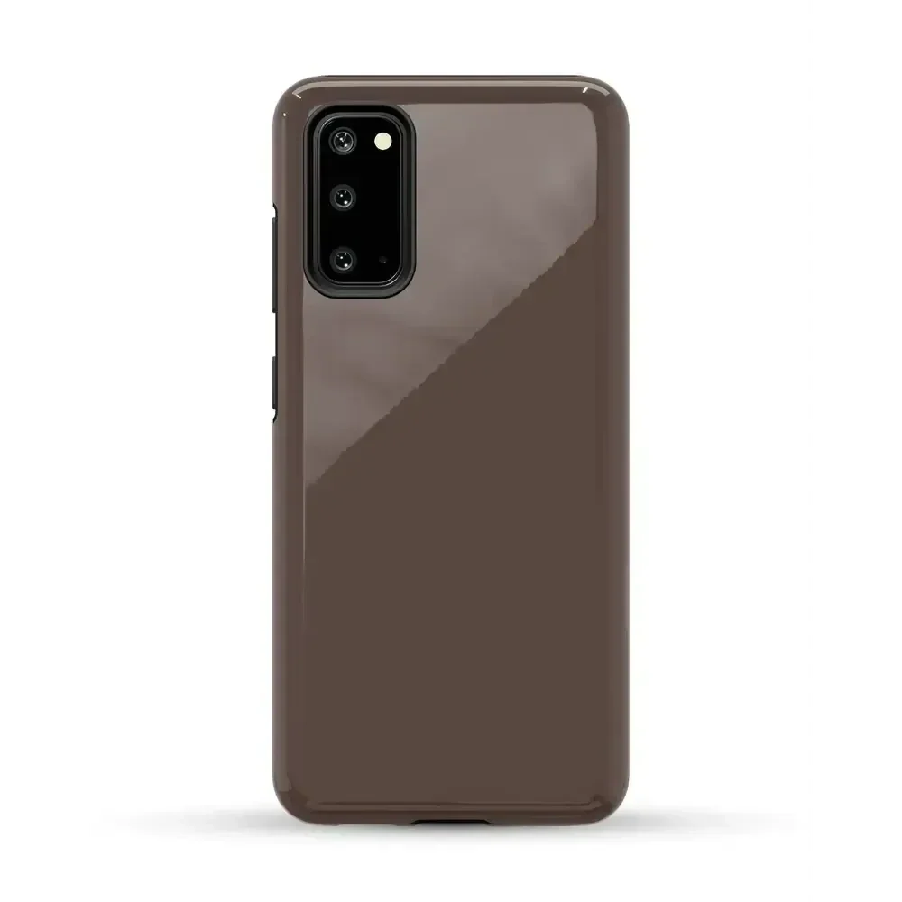 Espresso Brown | The Boyfriend Collection Phone Case get.casely Essential Galaxy S20