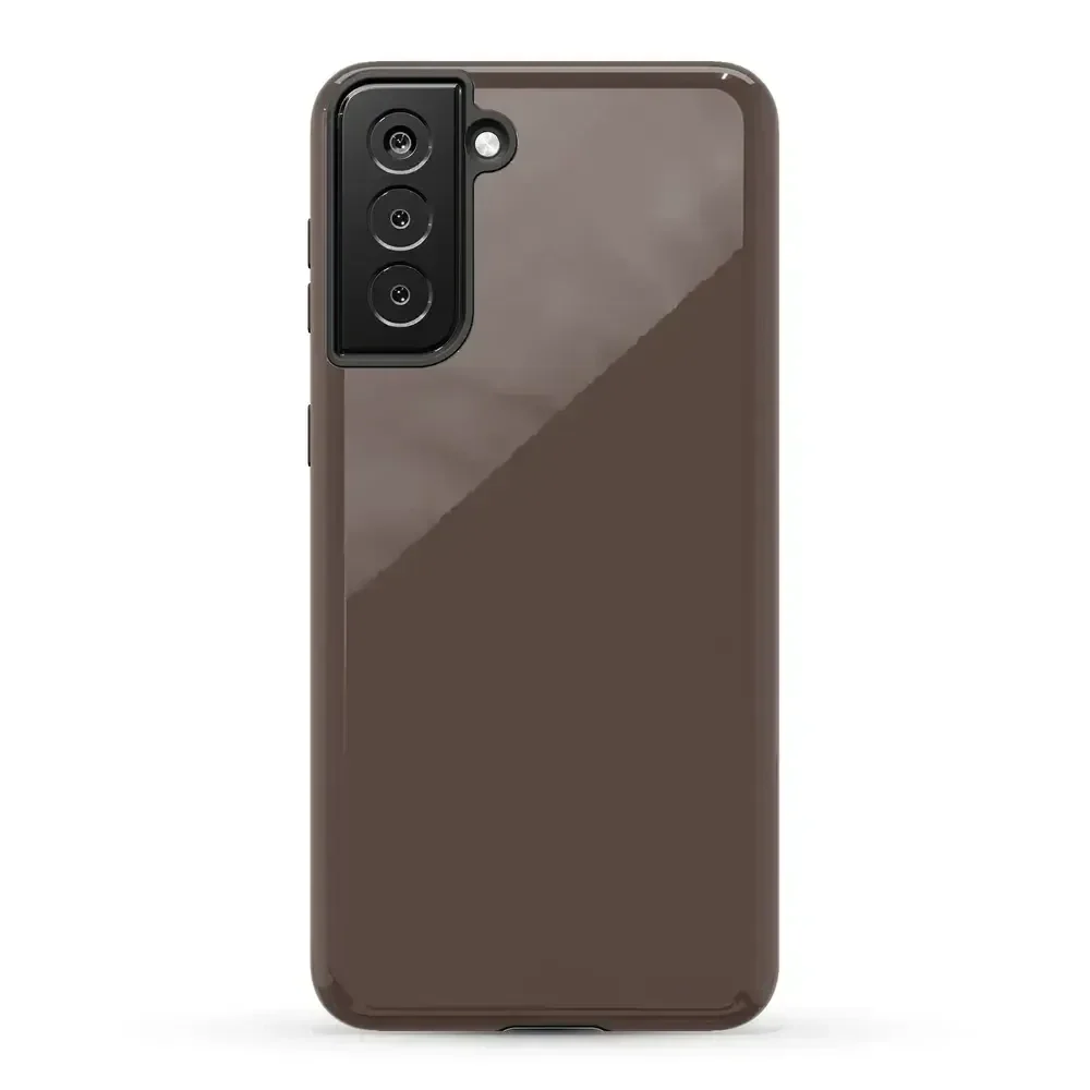 Espresso Brown | The Boyfriend Collection Phone Case get.casely Essential Galaxy S21 Plus