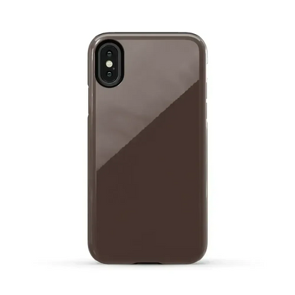 Espresso Brown | The Boyfriend Collection Phone Case get.casely Essential iPhone X / XS