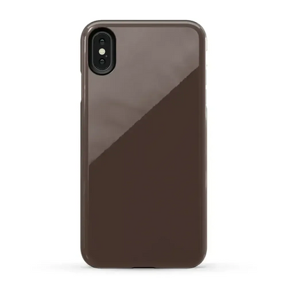 Espresso Brown | The Boyfriend Collection Phone Case get.casely Essential iPhone XS Max