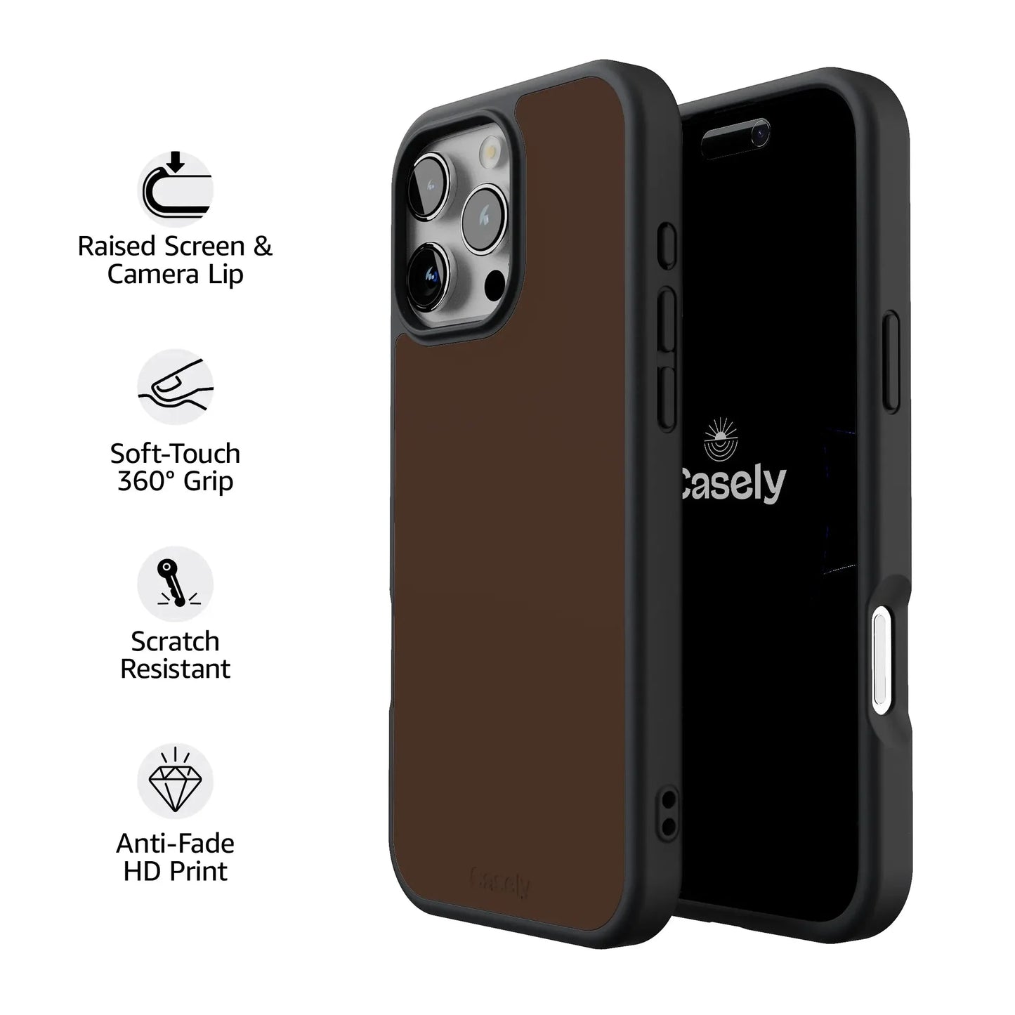 Espresso Brown | The Boyfriend Collection Phone Case get.casely