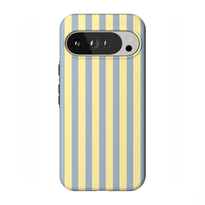 Coastline Stripes | Blue & Yellow Case - Google Pixel 10 Pro XL