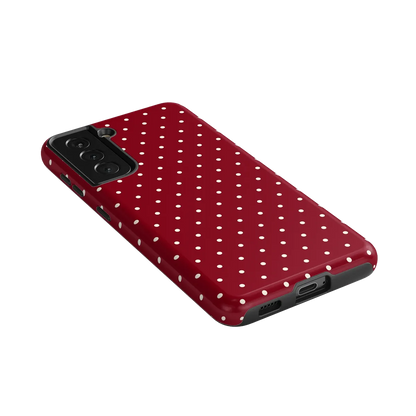 On the Dot | Maroon Polka Dot Case