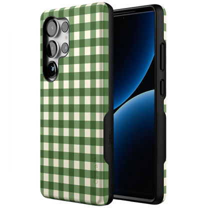 Checked Twice | Green Plaid Case