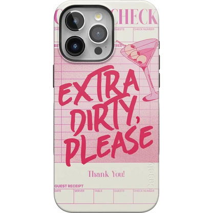 Extra Dirty Please | Fun on Weekdays Case iPhone Case get.casely Bold + MagSafe® iPhone 15 Pro Max