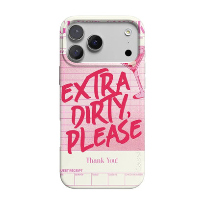 Extra Dirty Please | Fun on Weekdays Case iPhone Case get.casely Classic + MagSafe® iPhone 17 Pro Max